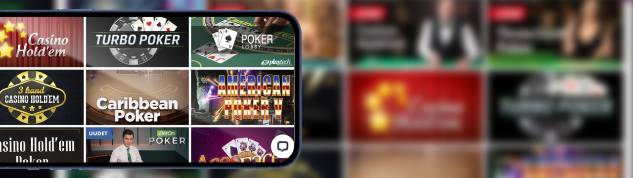 Parhaat Texas Hold'em Live Dealer -kasinovaihtoehdot